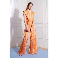 Grace Flared Trousers In Sweet Papaya -Maison Close Sales grace flared trousers in sweet papaya b52068a590bb27908dcd7215aae1ec2f