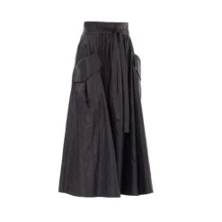 Designer Faux Leather Midi Skirt Dark Blue -Maison Close Sales gsrrnt7obqwjoozl3vtq