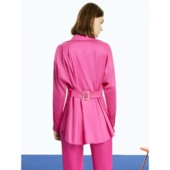 Fuchsia Belted Shirt -Maison Close Sales h0izrhrebxmnkyae0sru