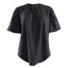 Black Puff Sleeve Gathered Top 2 Black Puff Sleeve Gathered Top -Maison Close Sales hao9pimusi4bkeirm7f5