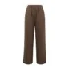 High Waist Linen Trousers Chocolate -Maison Close Sales high waist linen trousers chocolate 6b83f3ffd234633c517fd2d7661f53fe