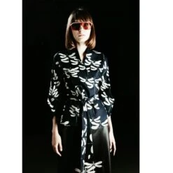 Long Faux Leather A-Line Skirt With Embroidery Black -Maison Close Sales i3enfdusrhoxjaye64zh