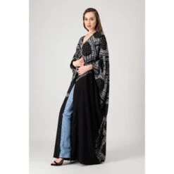 Mariposa Cut Two-Tone Abaya Printed Paisley -Maison Close Sales i3nxyihejkys0y7lbrw1