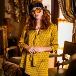 Aureate Tie Front Blouse -Maison Close Sales i6nt17a8kwyyza5ftbhj