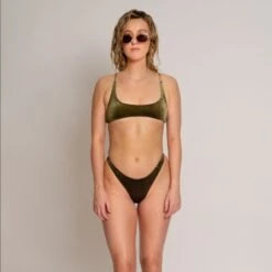 Cabana Green Two Piece Velvet Bikini Set -Maison Close Sales irhwnbtuafotazcq8zi5