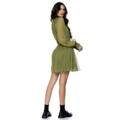 Alexa Short Green Dress -Maison Close Sales ispznt2eqf6scp37fwfg
