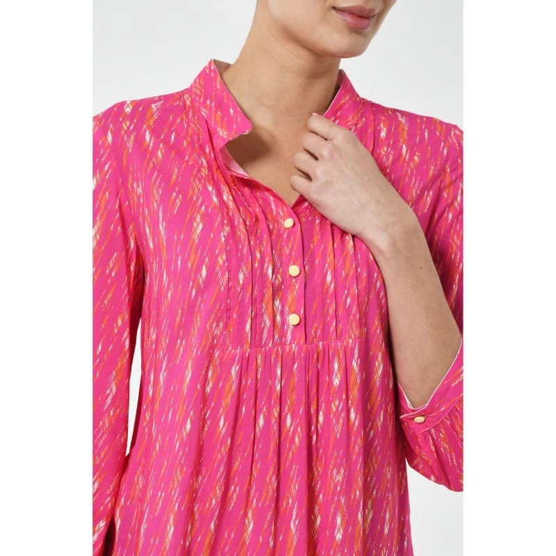 Delphine Top Pink Shard Print 7 Delphine Top Pink Shard Print - Image 5