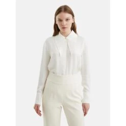 Ecru Lapel Collar Shirt -Maison Close Sales j5oqubyqdcsh6u9pgiu7