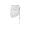 Mini Drawstring Skirt Ivory