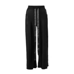 Jersey Cropped Pants - Black