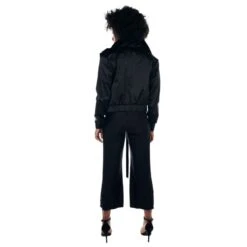 Jersey Cropped Pants - Black -Maison Close Sales jersey cropped pants 936963cb038a16195e27f53c97819e34