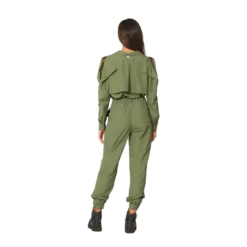 Open Shoulder Button Down, Olive -Maison Close Sales joggers olive 2a93a49f2df5c3ea9b5ea94c23116307