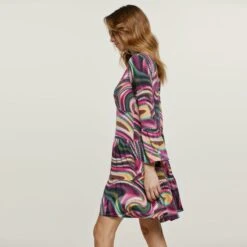 Print Mulberry Jersey Tiered Dress -Maison Close Sales k2zug67czitiln6hlqrv