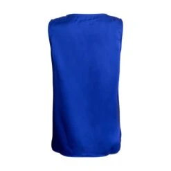 Katie Sleeveless V-Neck Blouse - Blue 7 Katie Sleeveless V-Neck Blouse - Blue -Maison Close Sales katie sleeveless v neck blouse blue 9481b1bb600b998d0b4e72ec232780a7