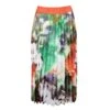Floral Print Midi Pleated Skirt -Maison Close Sales kixejavnmrpirpejkwh6