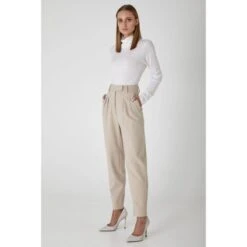 Kensington Twill Trouser - Neutrals -Maison Close Sales l1vguwg2ikv1clrtslfm