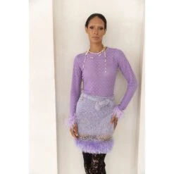 Lavender Handmade Knit Midi Skirt 20 Lavender Handmade Knit Midi Skirt -Maison Close Sales lavender handmade knit midi skirt 6b40f6595be08c9281b069ba8554599c