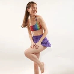 Starry Glitter Rainbow Bikini Top - Multi -Maison Close Sales lhfivtrzkb2z8jxywuss