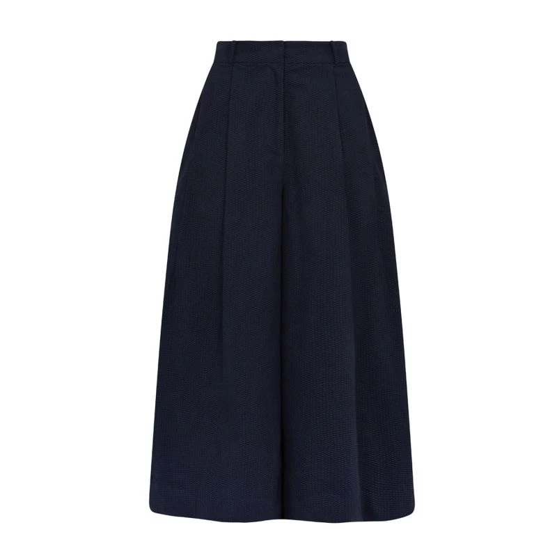 Lori Textured Cord Navy Culotte 3 Lori Textured Cord Navy Culotte