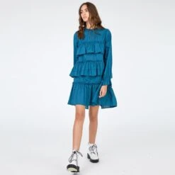 Nadia Ruffle Cotton Dress -Maison Close Sales lzq9hnlnypshi3gimjko