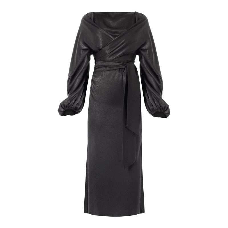 Riley Black Jacquard Dress 3 Riley Black Jacquard Dress