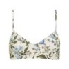 Maia Ruched Balconette Top -Valencia Print