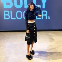 Majorelle Midi Skirt In Dark Green Denim -Maison Close Sales majorelle midi skirt in dark green denim dbc4530693f7d520ed3de45d4028d58f