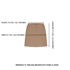 Marde A-Line Mini Skirt In Almond Buff -Maison Close Sales marde a line mini skirt in almond buff c8c98f3b18303a211bcc285a443433ea