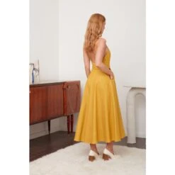 Matissa Yellow Denim Circle Skirt Dress 17 Matissa Yellow Denim Circle Skirt Dress -Maison Close Sales matissa yellow denim circle skirt dress 6ab1b11cf414c72c45ed33ab5382098e