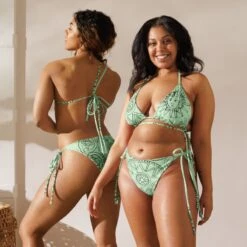 Medusa's Sea Medallion Recycled Mint Green String Bikini -Maison Close Sales medusa s sea medallion recycled mint green string bikini 513ae7939890f5b95b46a512a6f792a7