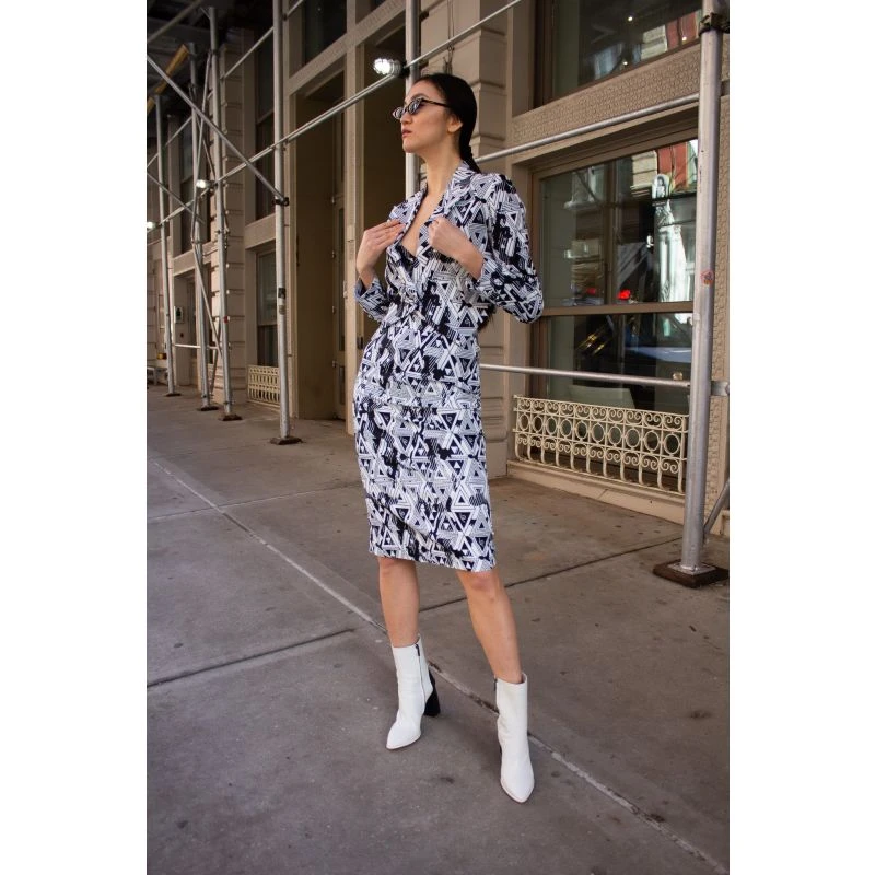 Amour Geometric Pencil Skirt 7 Amour Geometric Pencil Skirt - Image 5