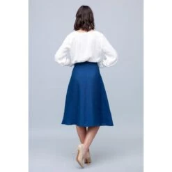 Midnight Blue Midi Skirt 9 Midnight Blue Midi Skirt -Maison Close Sales midnight blue skirt suit 90923c4f38897a04f51177dedc6c3532