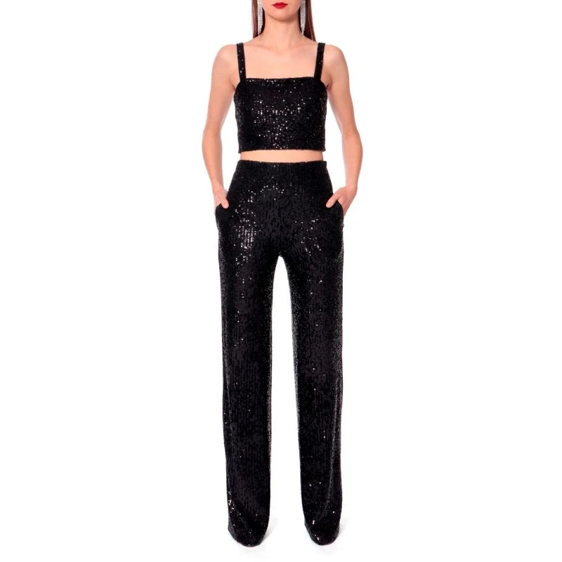 Luca Obsidian Black Sequin Pants 4 Luca Obsidian Black Sequin Pants - Image 2