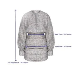 Carlotte Dress In White Printed Poplin 11 Carlotte Dress In White Printed Poplin -Maison Close Sales mld766a9auwyyhcpy4gv