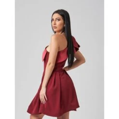 Euphoria One-Shoulder Flared Mini Dress -Maison Close Sales mnipodcc008k7wga9jjm