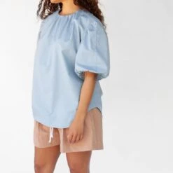 Black Puff Sleeve Gathered Top -Maison Close Sales mqnyapjea2iwiyijzh1p