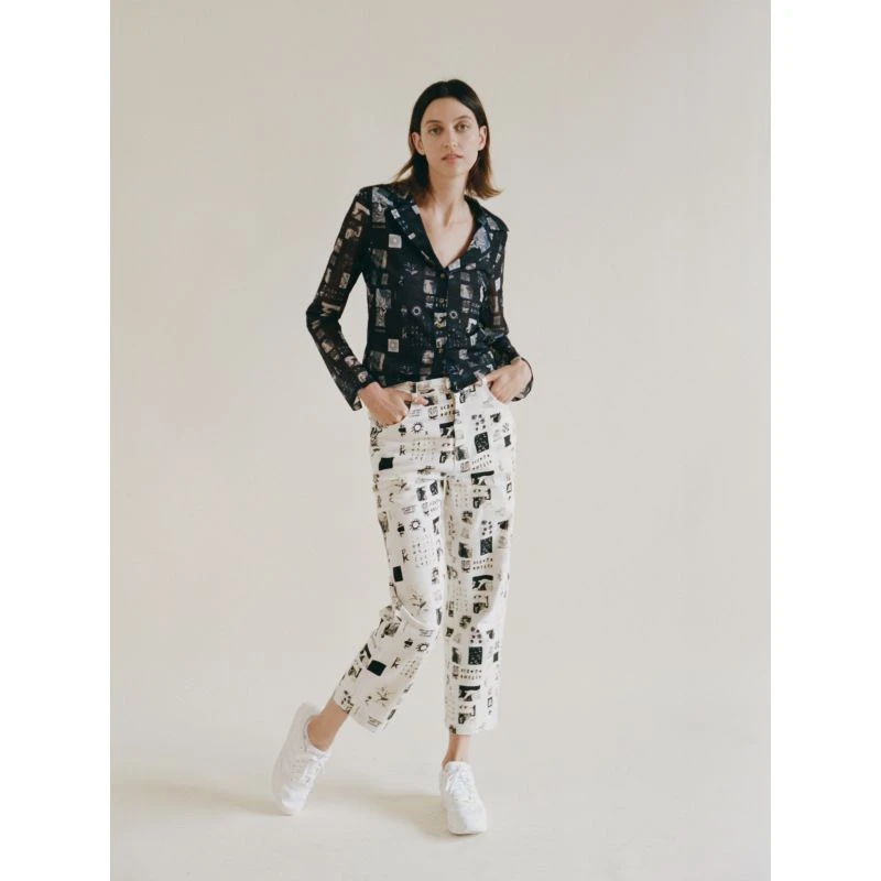 Kusama Twill Gallery Print Pant 8 Kusama Twill Gallery Print Pant - Image 6