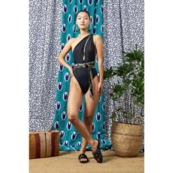 Nailah Reversi One Piece Swimsuit Yellow And Black Water Well -Maison Close Sales nailah reversi one piece yellow black water well 3f8ba2436530e7efbd75202058a47c34