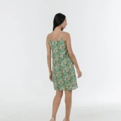 Peacock Print Summer Spaghetti Strap Slip Dress -Maison Close Sales nature unwrapped printed slip dress 31ff89ebc4962e65403506133edf3edf