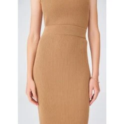 Rib Knitted Cashmere Blend Knitwear Pencil Skirt - Camel 14 Rib Knitted Cashmere Blend Knitwear Pencil Skirt - Camel -Maison Close Sales nqvvtf2bcc3x2eh0jiav