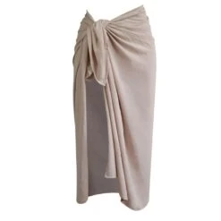 Nude Crinkle Sarong