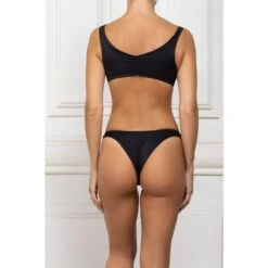 Off Shoulder Black Swimsuit With Metal Ring -Maison Close Sales off shoulder black swimsuit with metal ring 34c1ec8e20f40608e6043c6e07403e7b