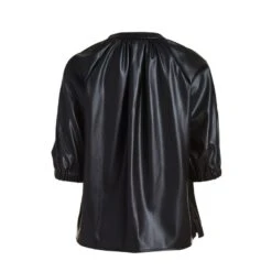 Vegan Leather Puff Sleeve Top - The Elizabeth -Maison Close Sales oftftjgumnn6vlquvlom