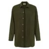 Olive Long Sleeve Button Down Shirt