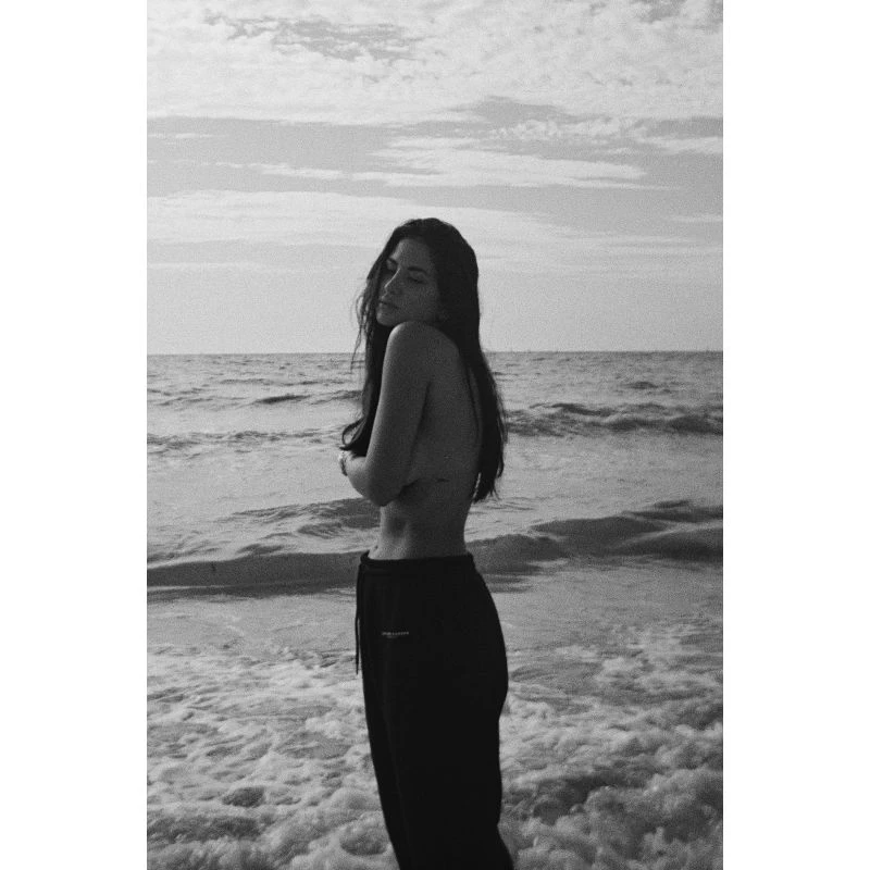 Organic Cotton Joggers Black 7 Organic Cotton Joggers Black - Image 5