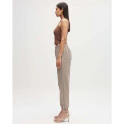 Organic Cotton Relaxed Sweatpants Taupe -Maison Close Sales organic cotton relaxed sweatpants taupe 98f4f9e883d63f1abfee4dcdaeafe4d9