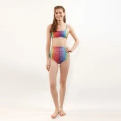 Starry Glitter Rainbow Bikini Top - Multi -Maison Close Sales oumhpfapt0v8c4xj7cko