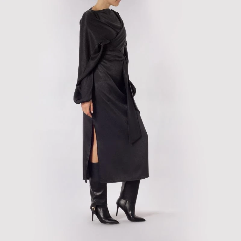 Riley Black Jacquard Dress 9 Riley Black Jacquard Dress - Image 7