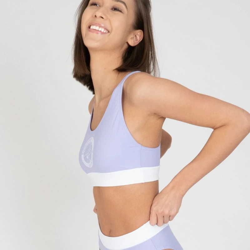 Pastel Bikini Top Lavendel 5 Pastel Bikini Top Lavendel - Image 3