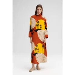 Patterned Dress With Neckband -Maison Close Sales patterned dress with neckband 2b16c6b5dd6ee92f389846627b38506f